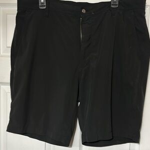 FootJoy Black Flat Front Shorts